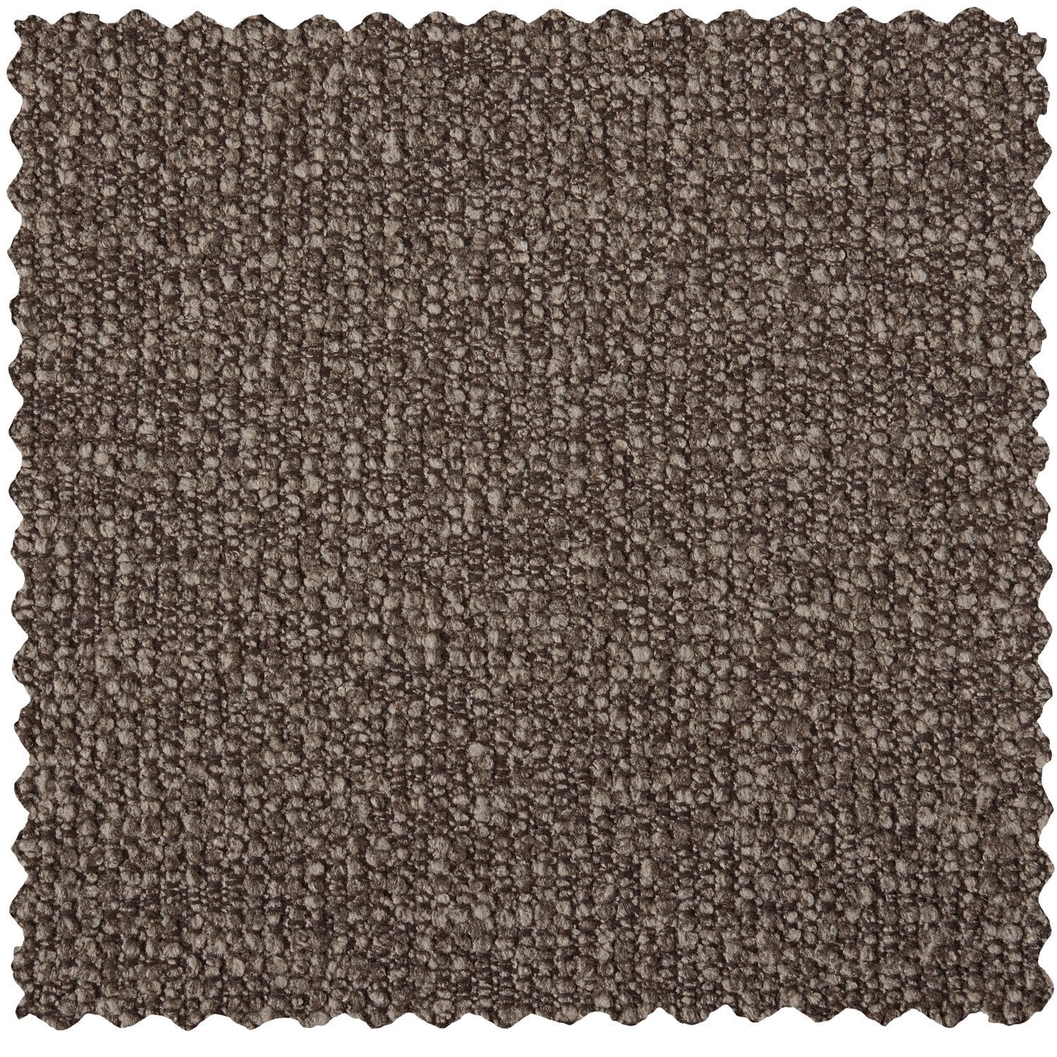 Modularer Ecksofa linksseitig für 6 Personen MOJO braun meliert Boucle
