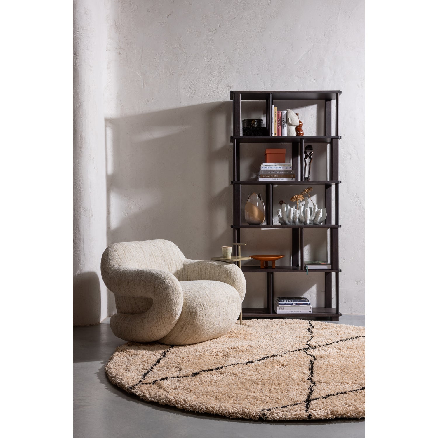 RISS Bookshelf Oak Mystic Brown 186x90 cm