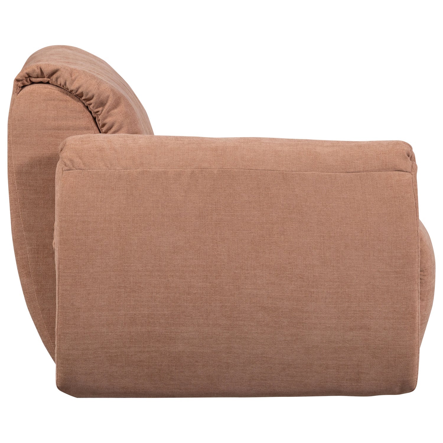Modulares Sofa links BAGGY - 1-Sitzer in Rosa [Klaudia]