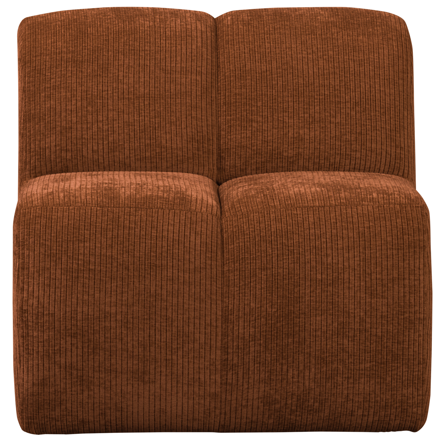 Armchair / MOJO BENCH module rusty brown corduroy