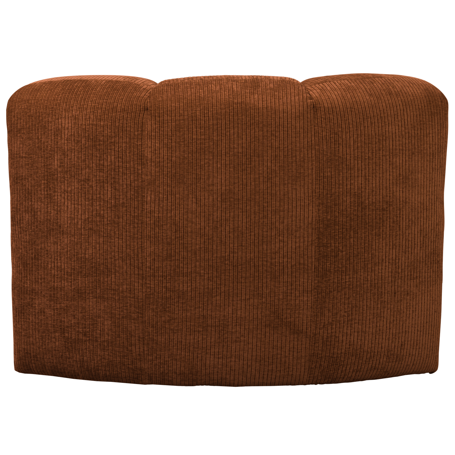 Modulares Sofa MOJO BENCH - Eckelement rostbraun Cord