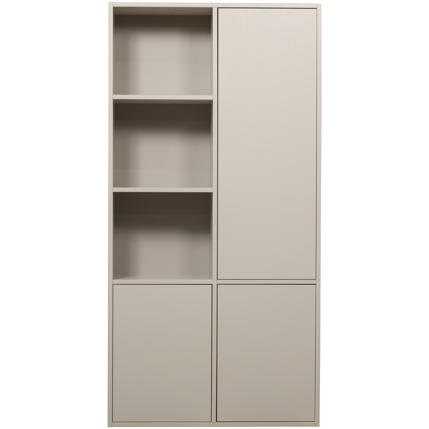 Schrank mit Regalen MEGGY grau