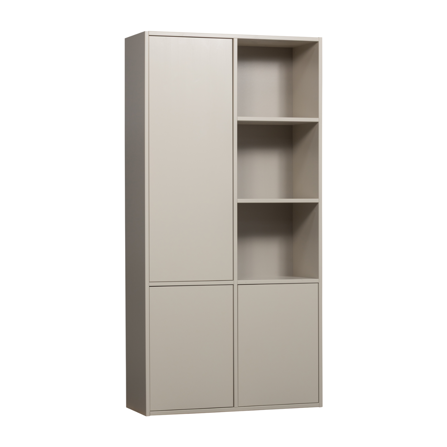 Schrank mit Regalen MEGGY grau