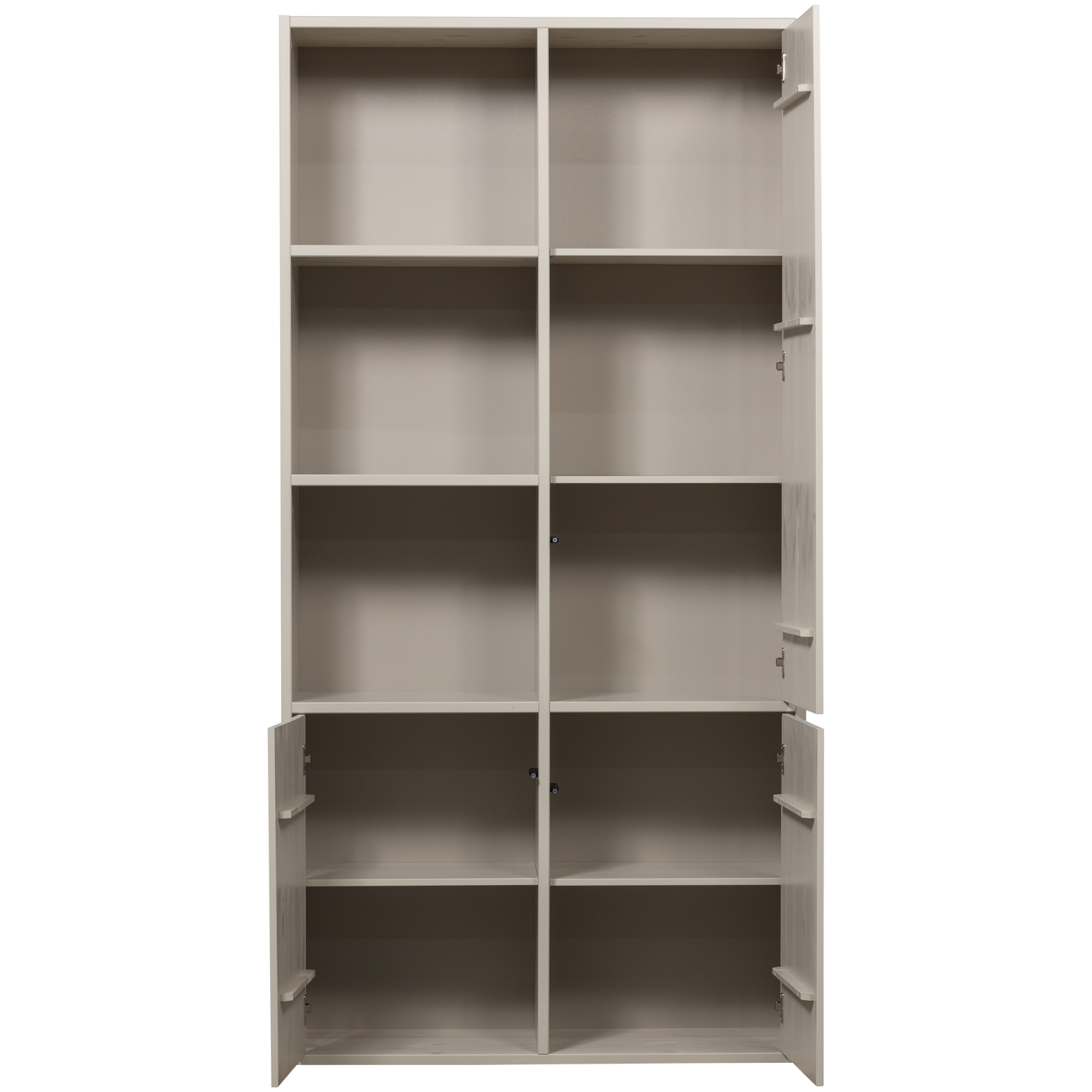 Schrank mit Regalen MEGGY grau