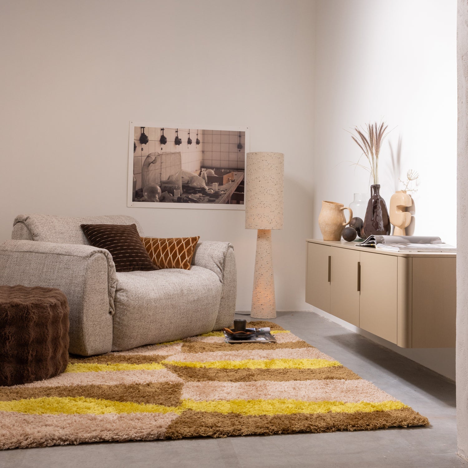 GUNNAR TV Cabinet Beige