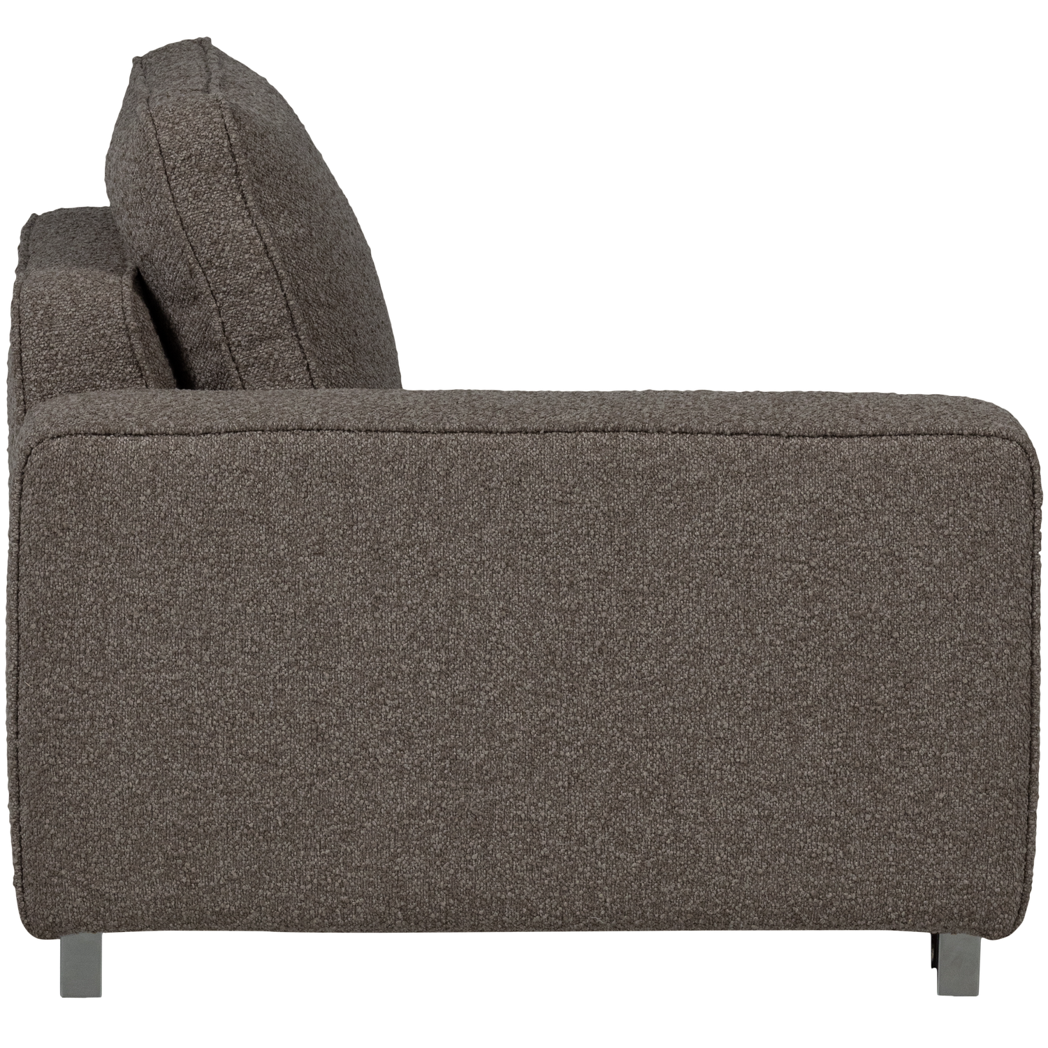 Sofa LAZY - Endmodul links anthrazit Bouclé