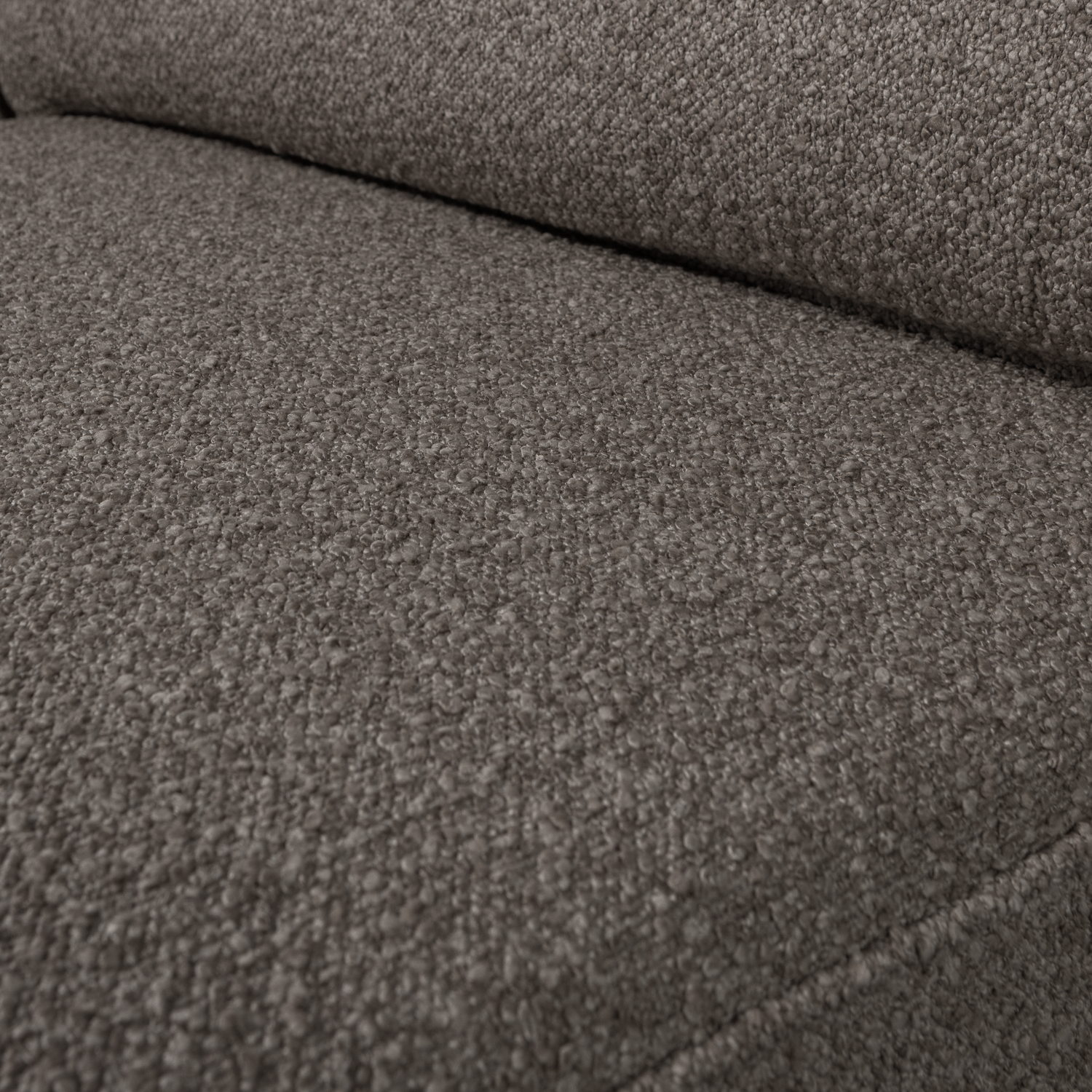 Sofa LAZY - Endmodul rechts anthrazit Bouclé