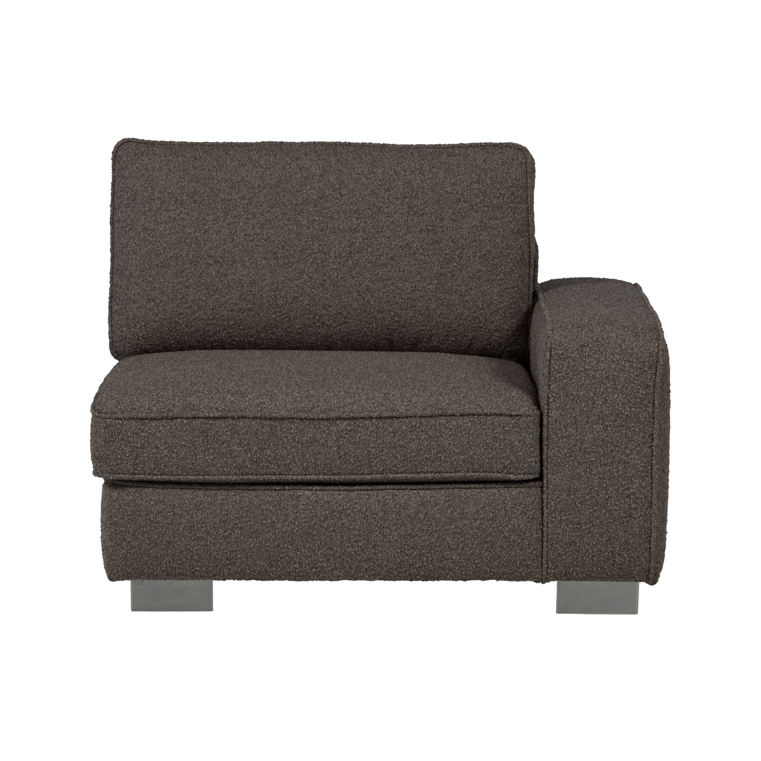 Sofa LAZY - Endmodul rechts anthrazit Bouclé