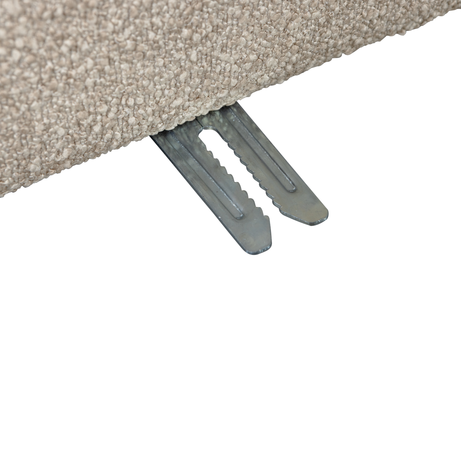 Sessel / Modul LAZY sandfarbener Bouclé