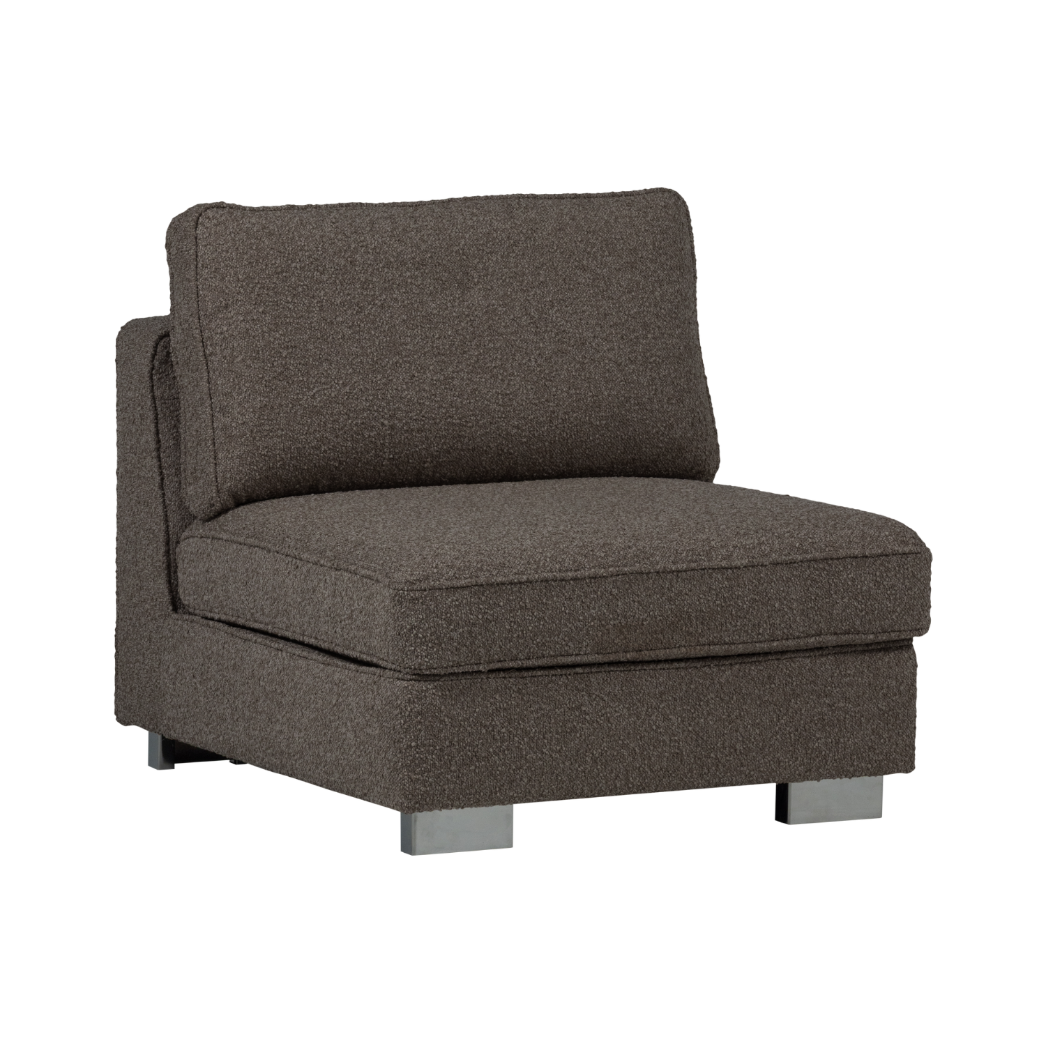 Sessel / Modul LAZY anthrazit Bouclé