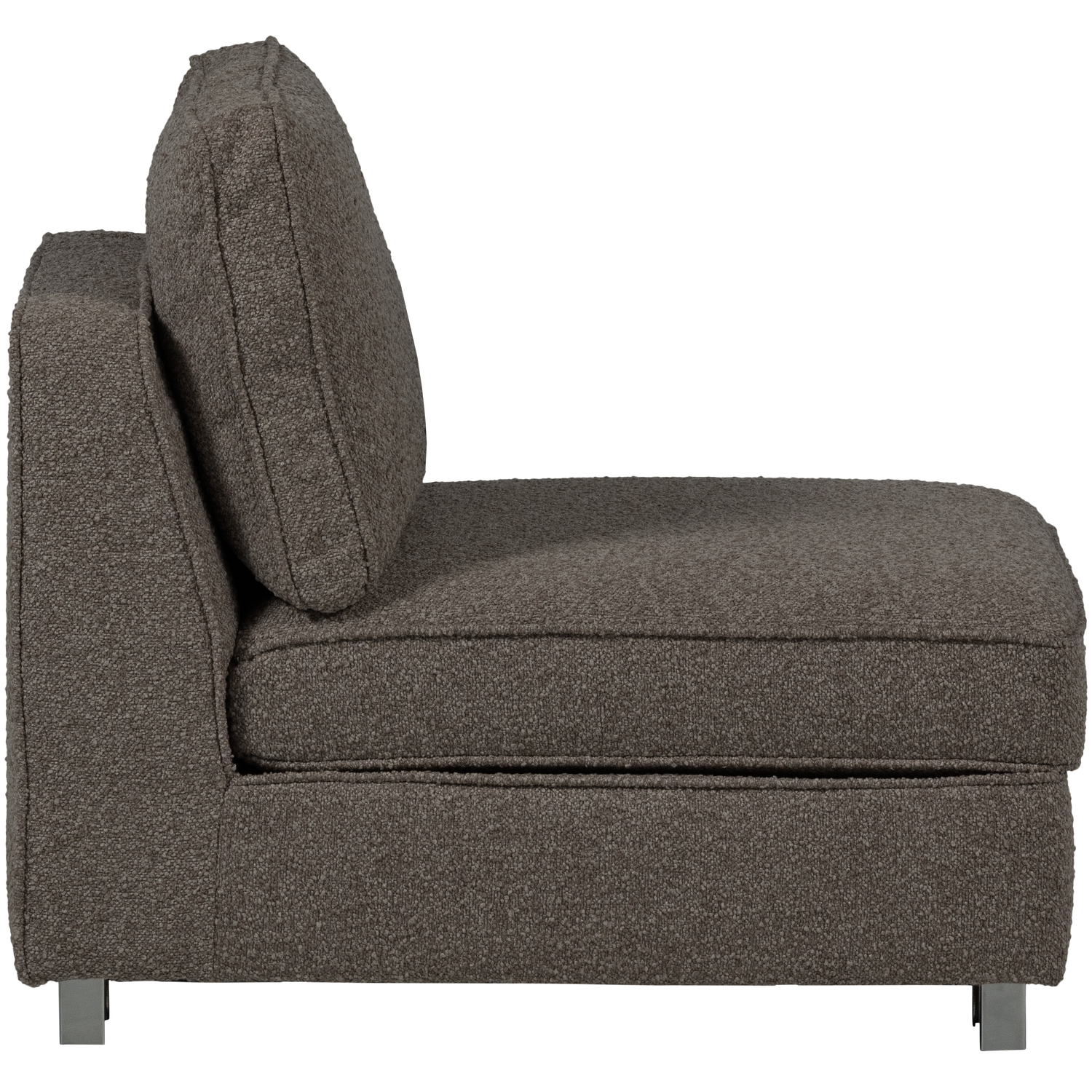 Sessel / Modul LAZY anthrazit Bouclé