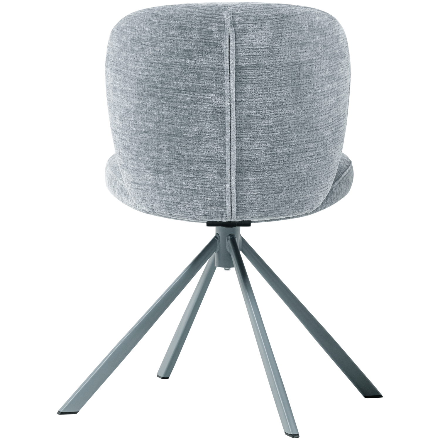 FEMKE swivel chair in blue chenille