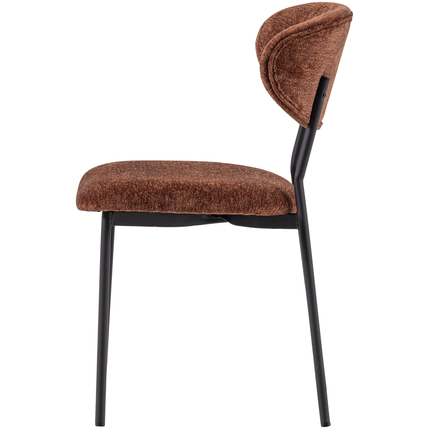 KJELD Chair in Brown Chenille