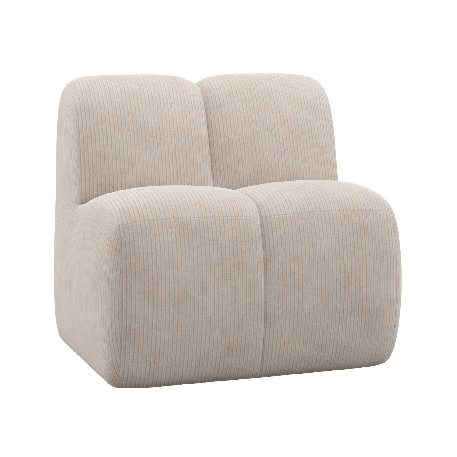 Sessel / Modul MOJO BENCH ecru Cord