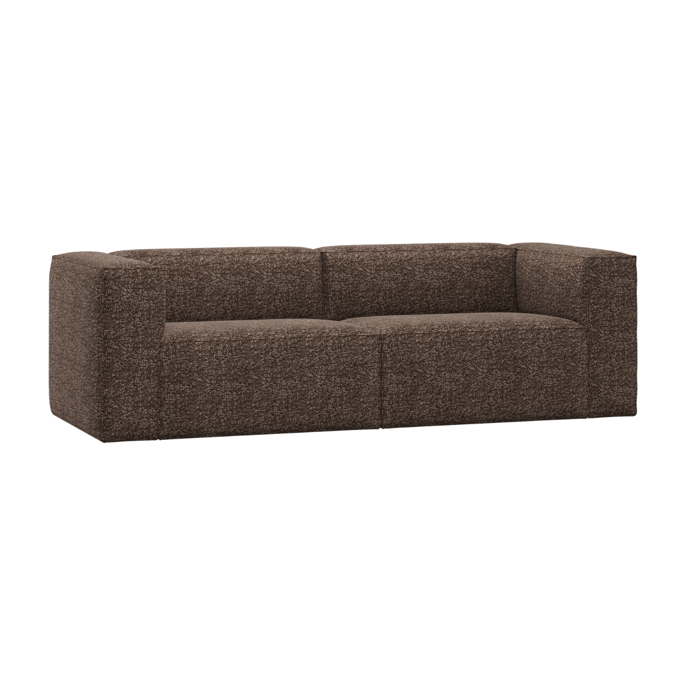 Sofa 3,5-sitzig BEAN braun meliert