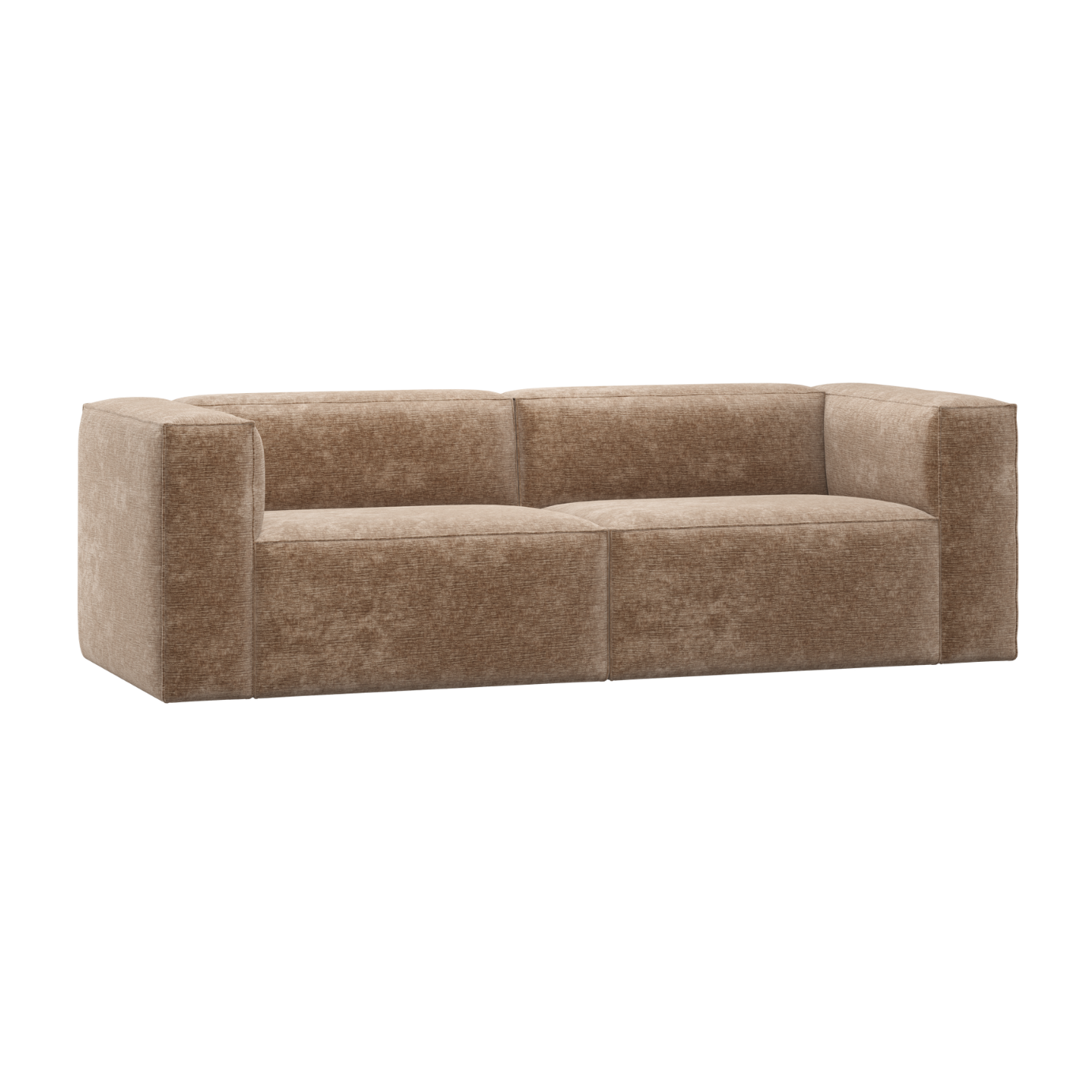 Sofa 3,5-sitzig BEAN beige Chenille
