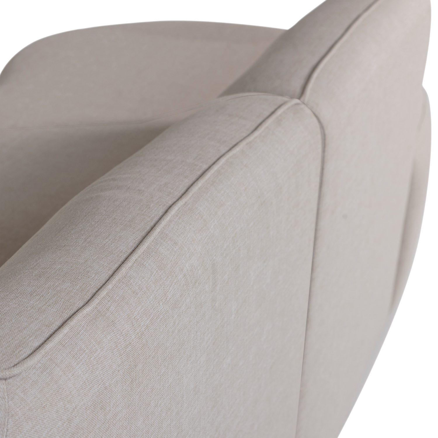 Rechtsseitige Gartenliege CHIOS beige