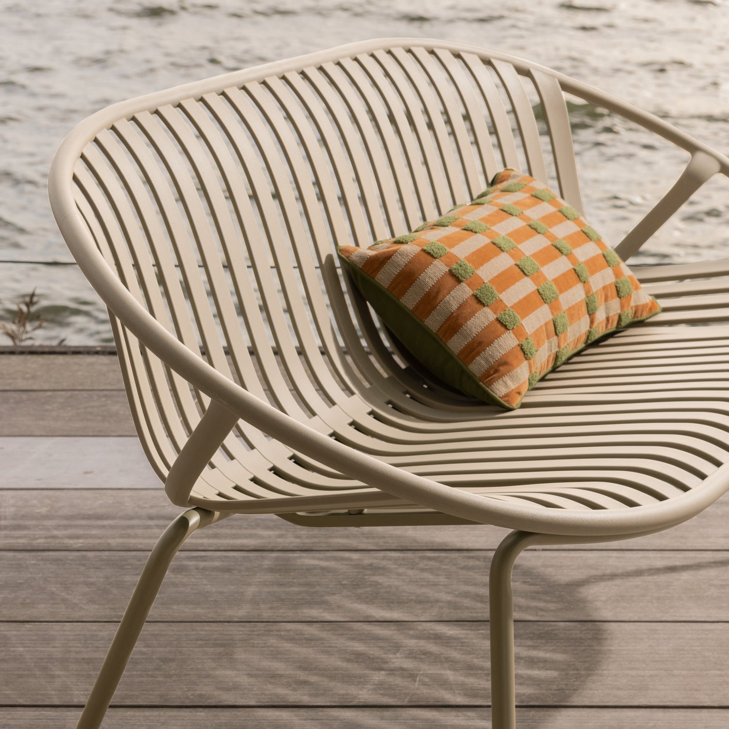 Garten-Sofa 2-sitzig BRUCE beige