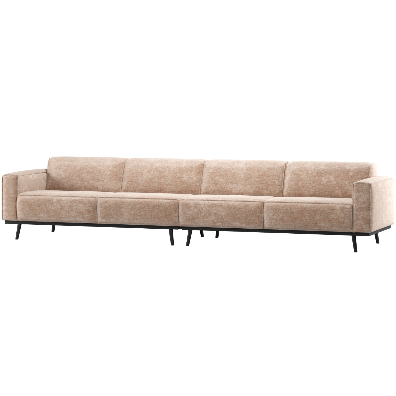 Sofa 4-sitzig STATEMENT beige Chenille