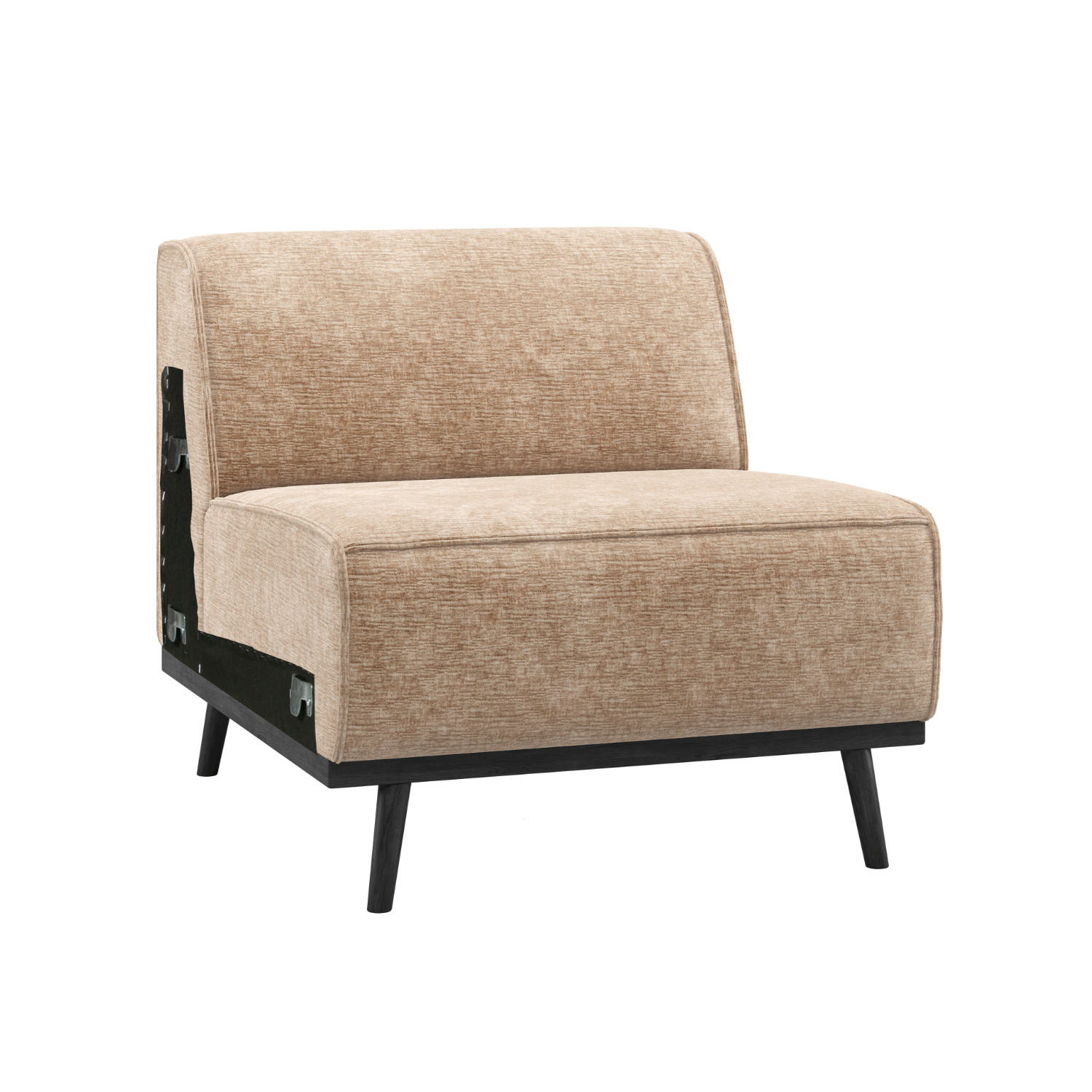 Modulsofa STATEMENT pfirsichfarbenes Chenille