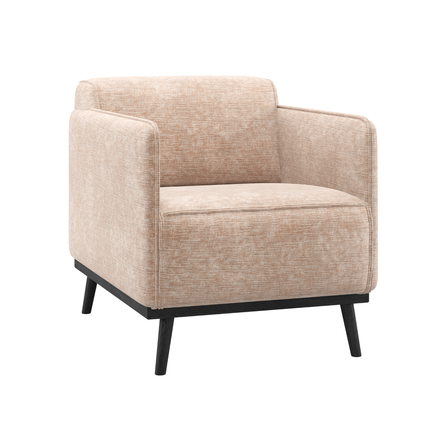 STATEMENT Armchair Beige Chenille