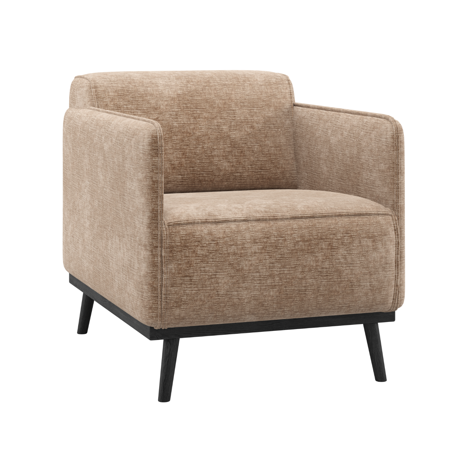 Sessel STATEMENT dunkelbeige Chenille