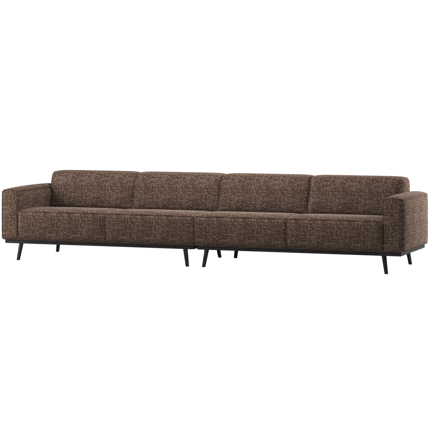 Sofa 4-sitzig STATEMENT braun meliert