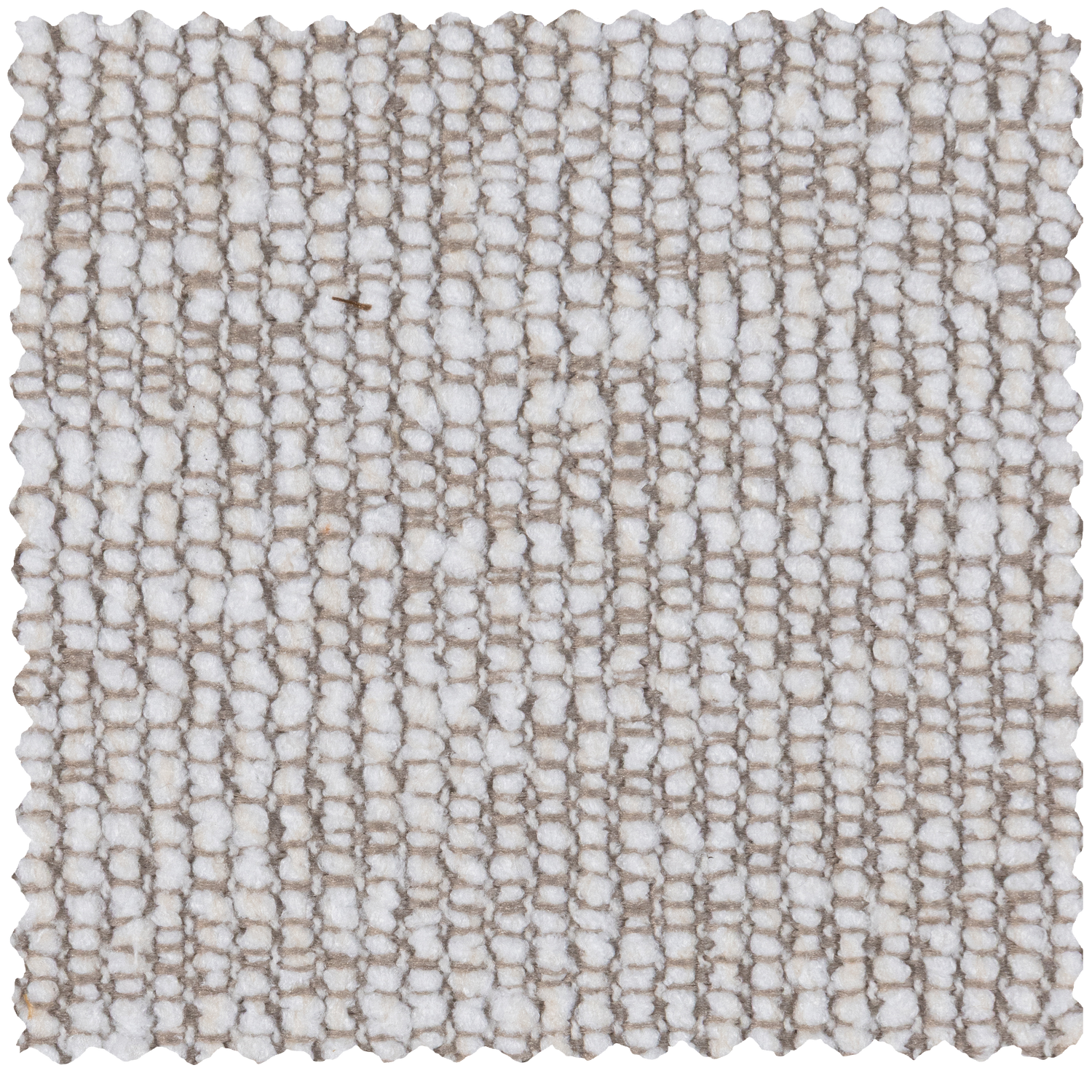 Right-facing modular corner sofa for 6 people MOJO ecru mélange boucle