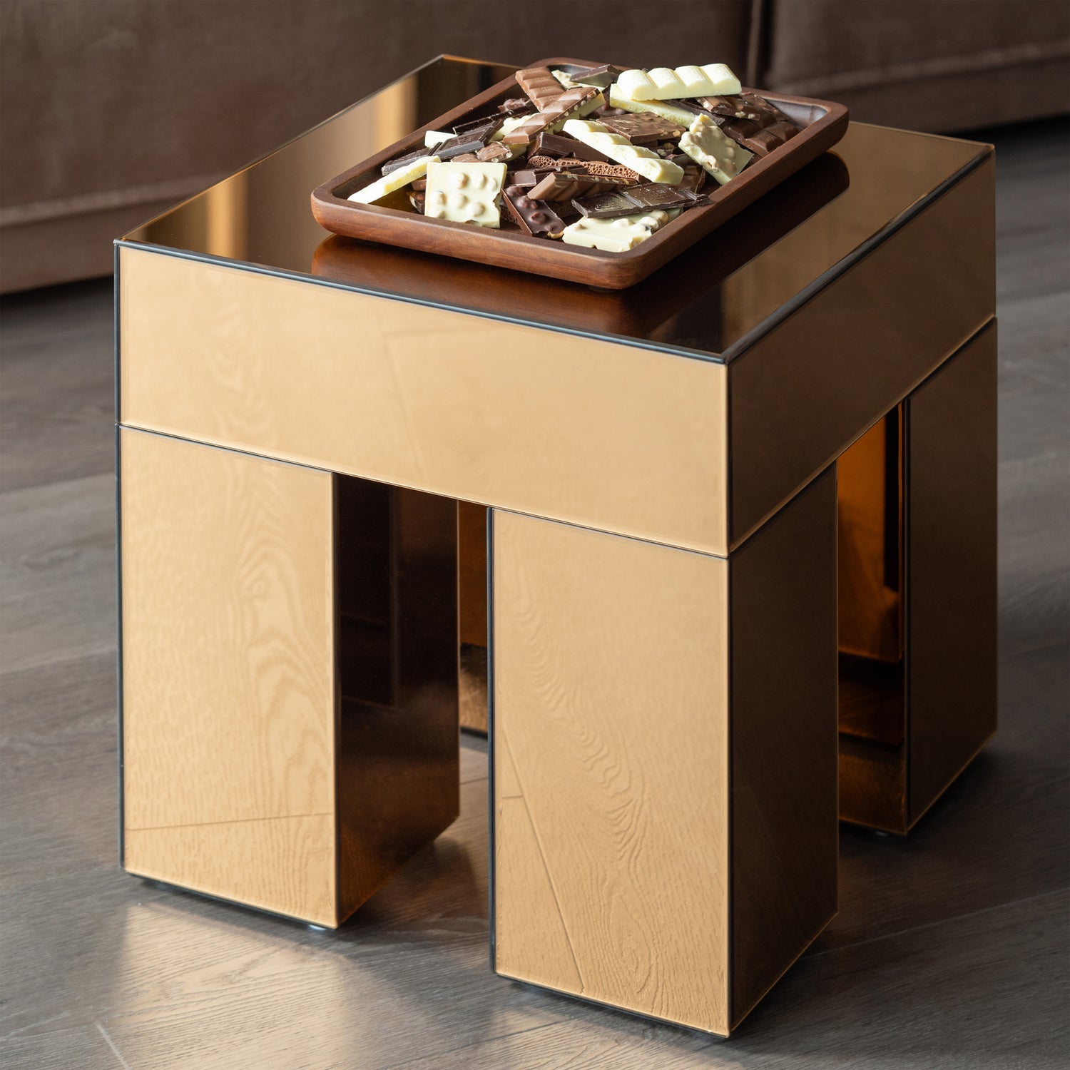 MIRROX Brown Coffee Table