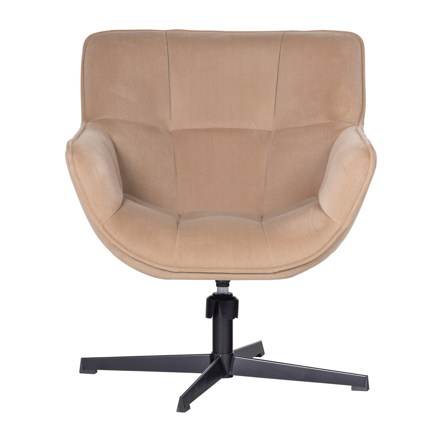 Drehstuhl aus Samt WIBO beige