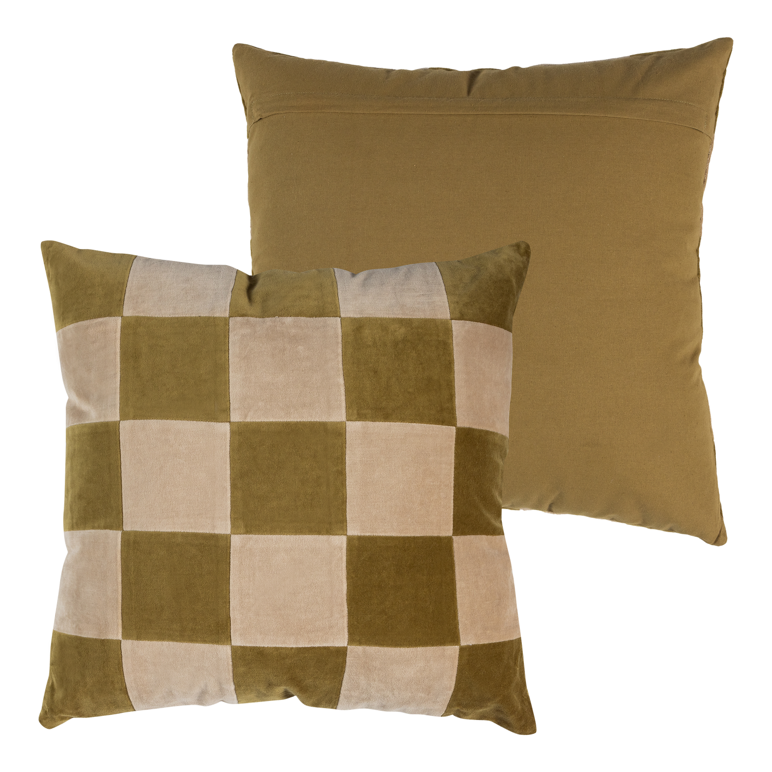 VOLA Cushion Set Green with Orange