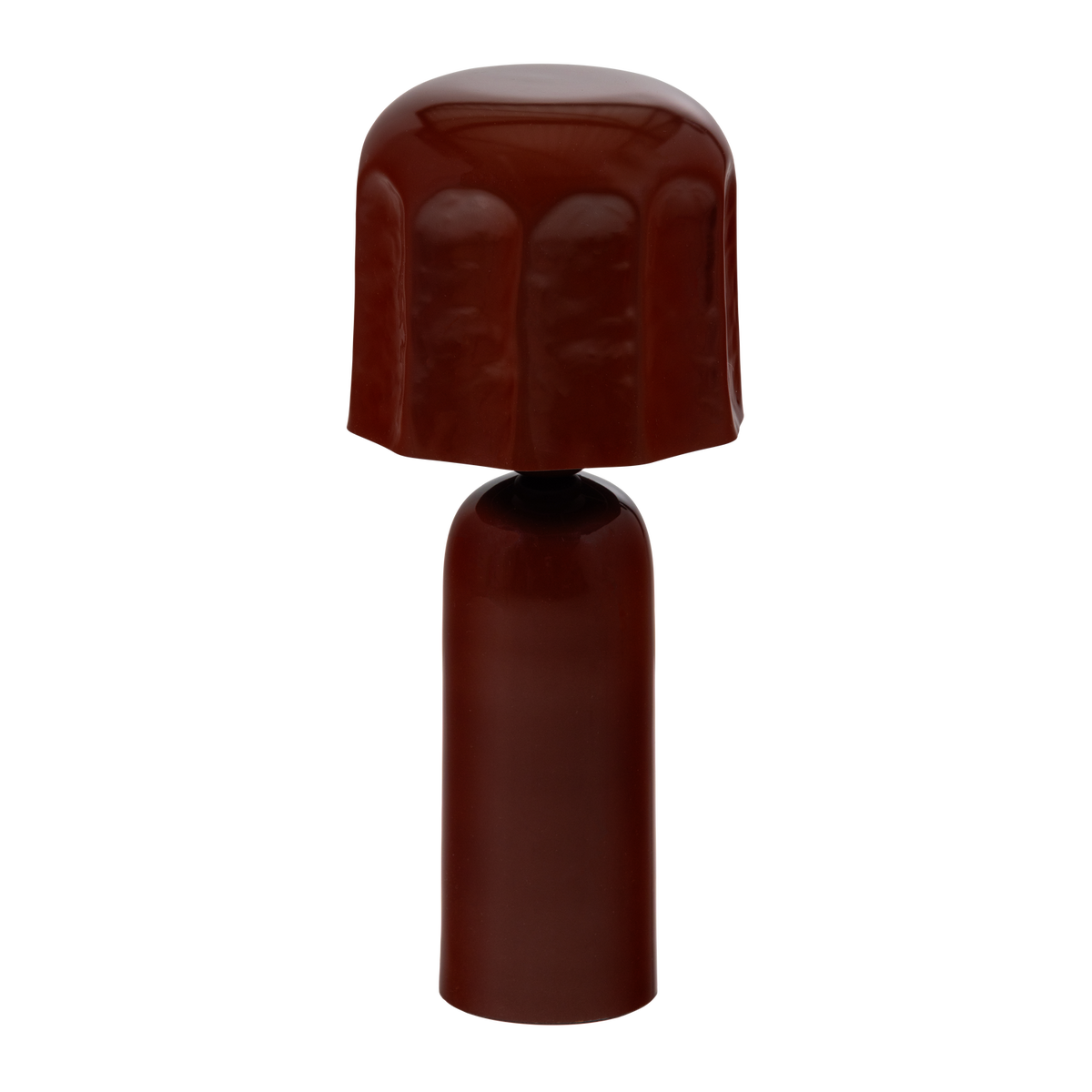 Tischlampe LUMIRA bordeauxrot