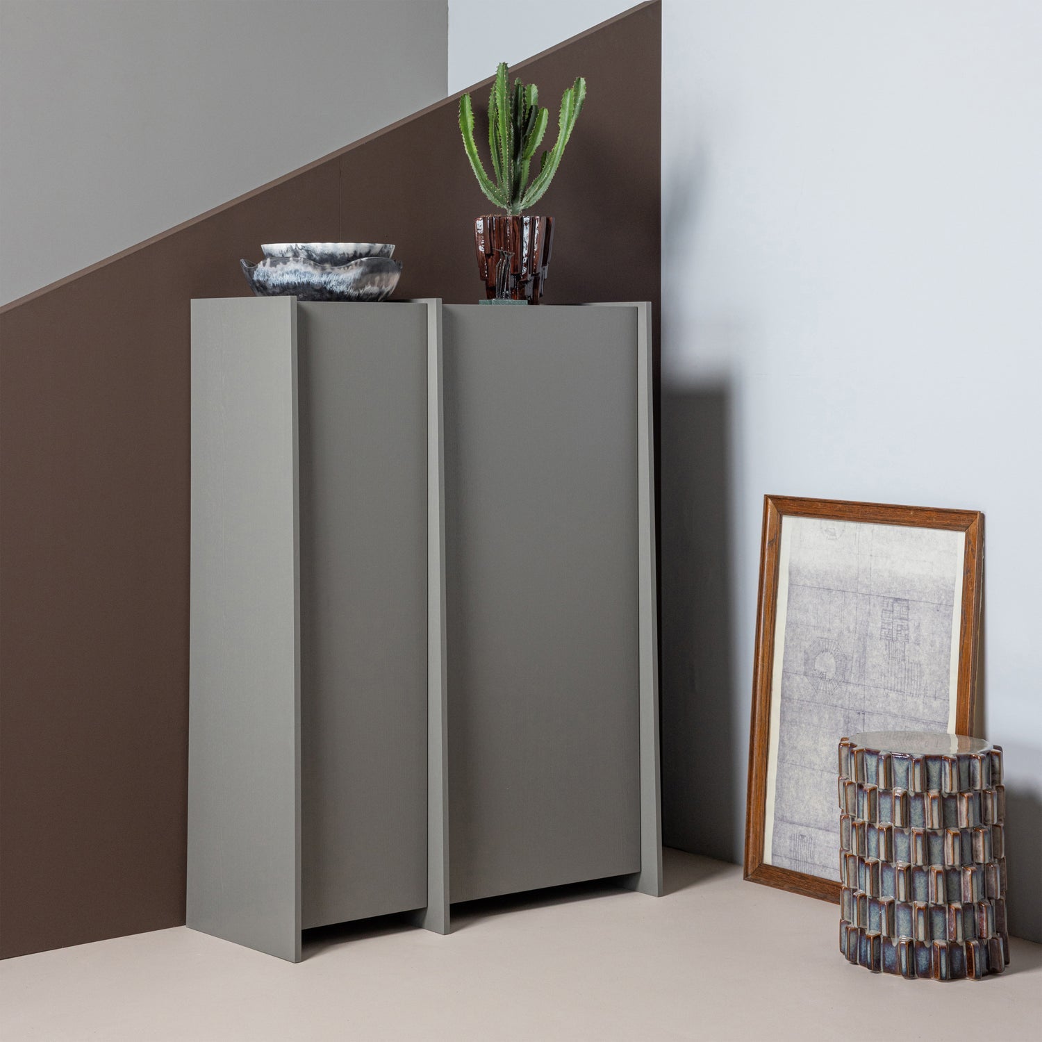 Beistelltisch AXU blau