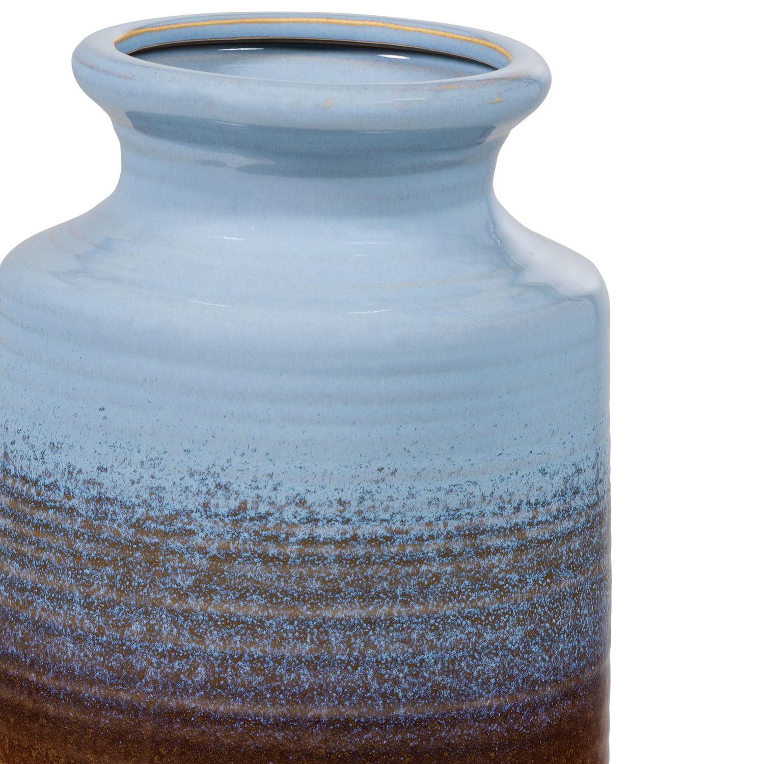 DECENNIA vase blue with brown