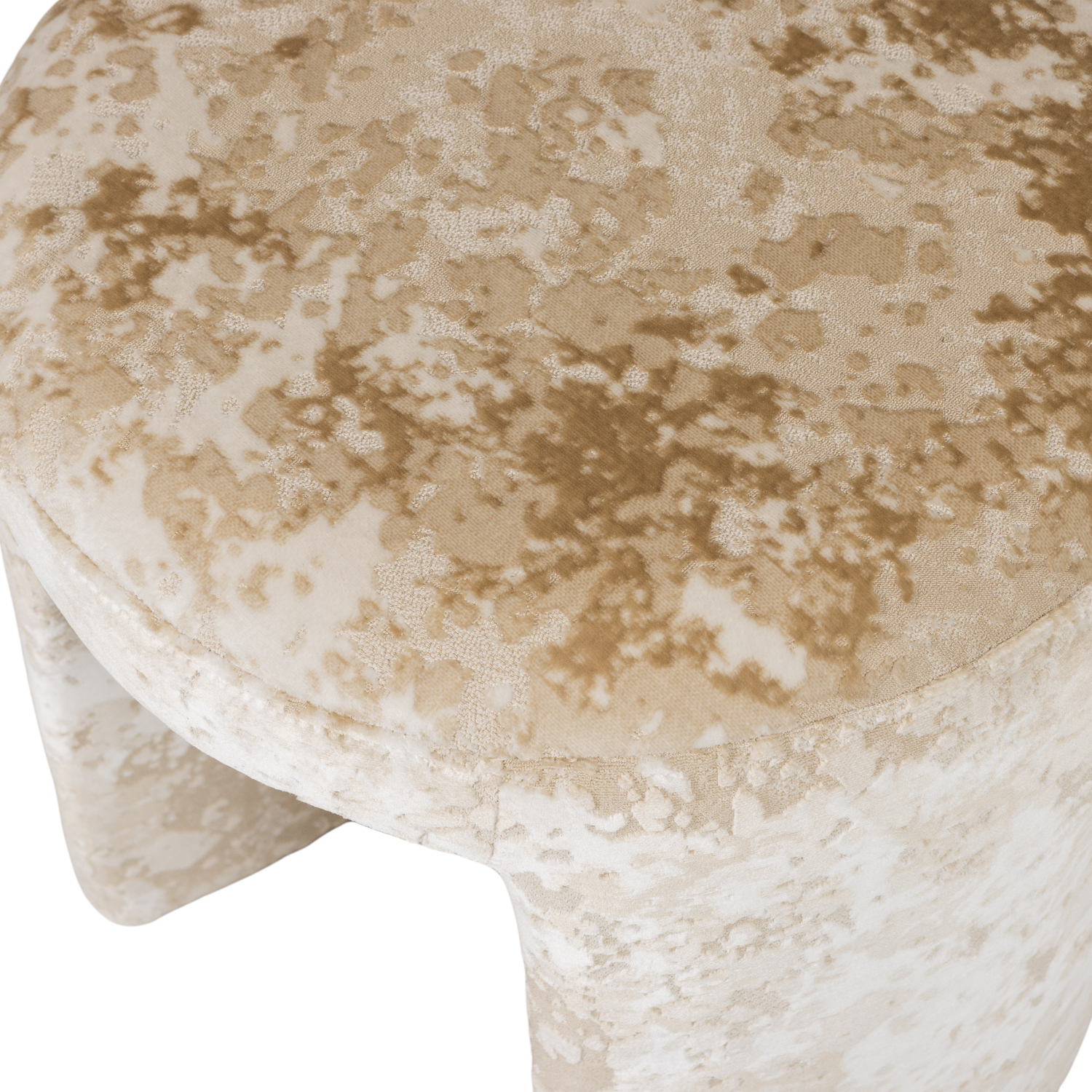 Hocker CHARLIE beiger Muster