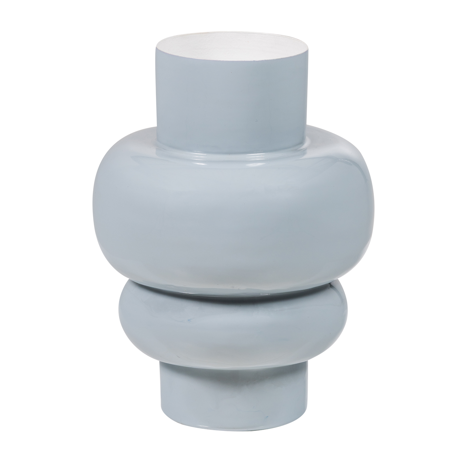 AURI vase in gray-blue