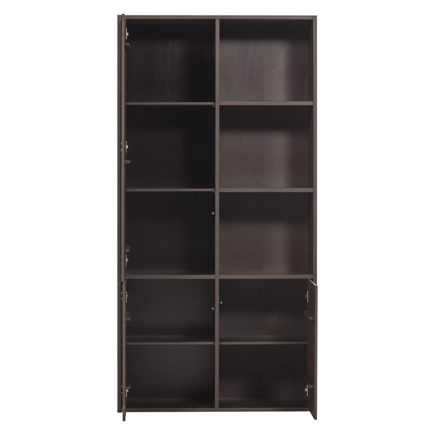 Schrank mit Regalen MEGGY braun
