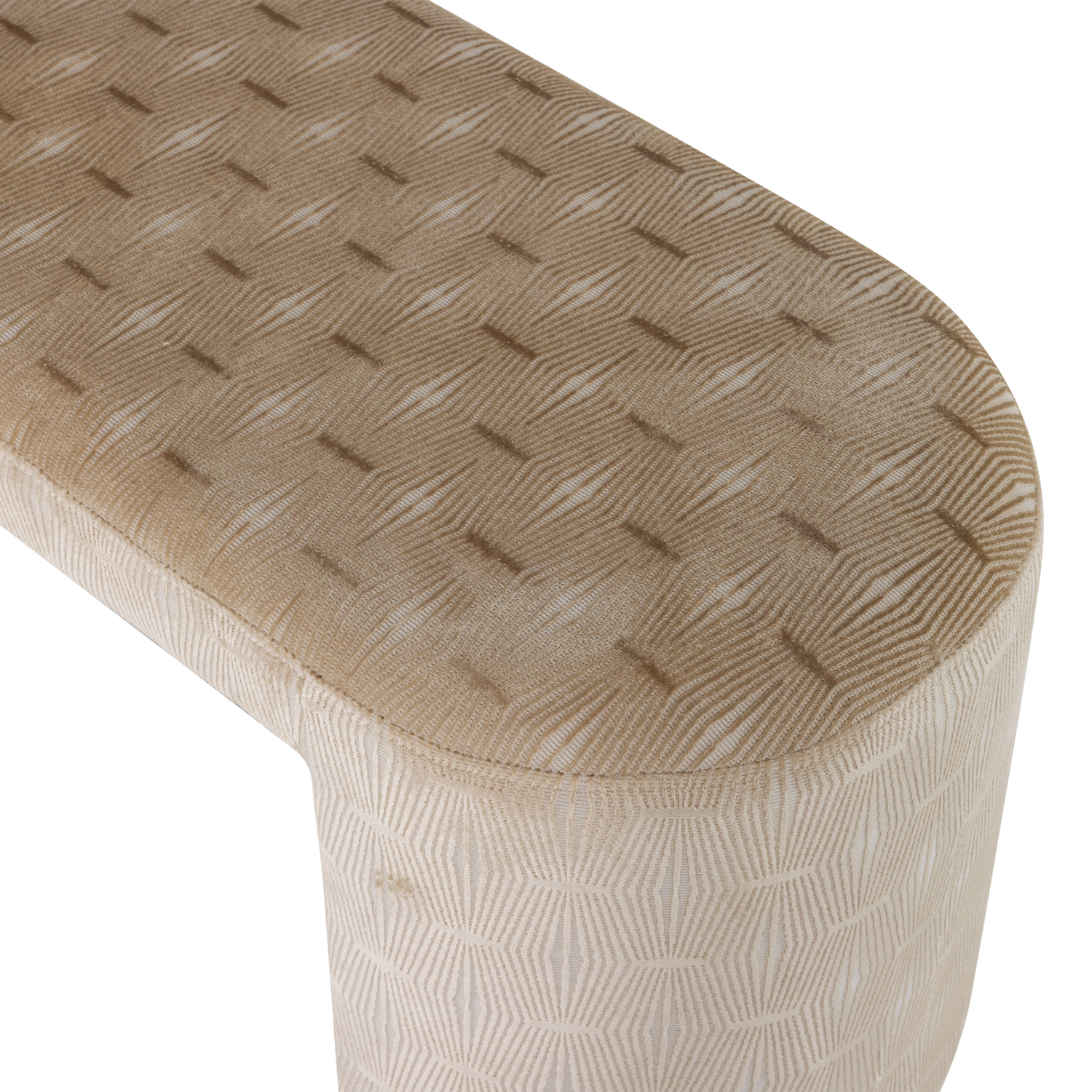 JACOB Bench Beige Striped