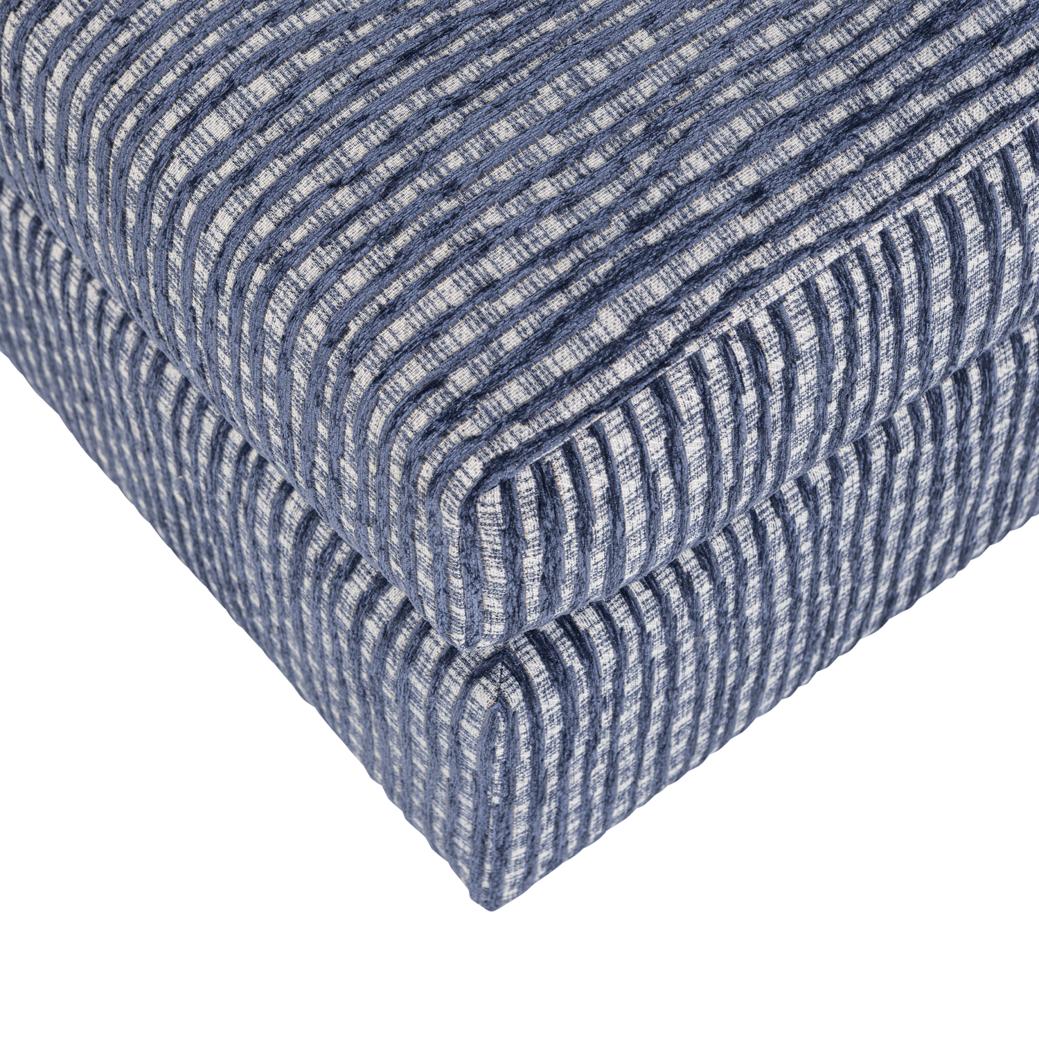 Puff LOU blau mit Grau