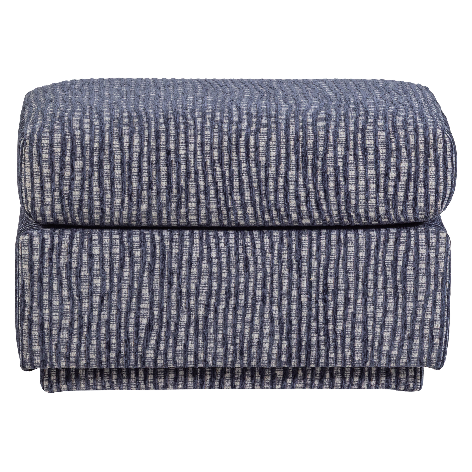 Puff LOU blau mit Grau