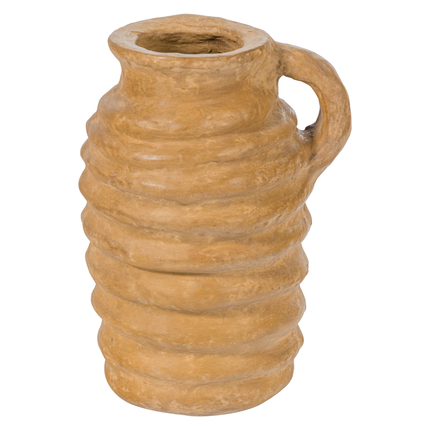 Dekorativer Wazon TURE in Honigfarbe