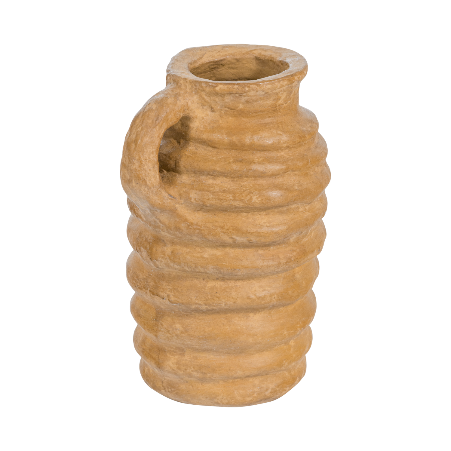 Dekorativer Wazon TURE in Honigfarbe