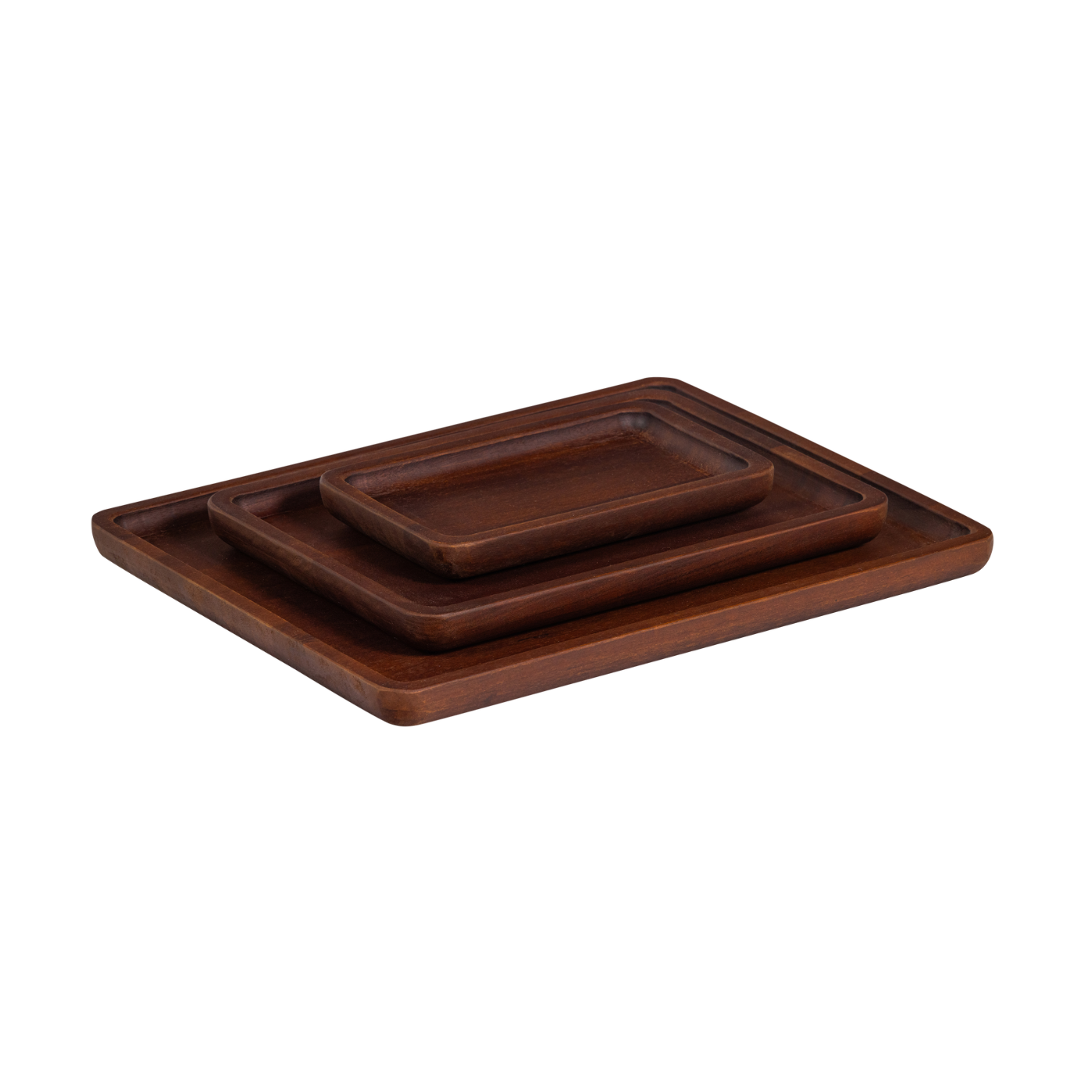 Set von Tabletts TRAYLA Mango-Holz