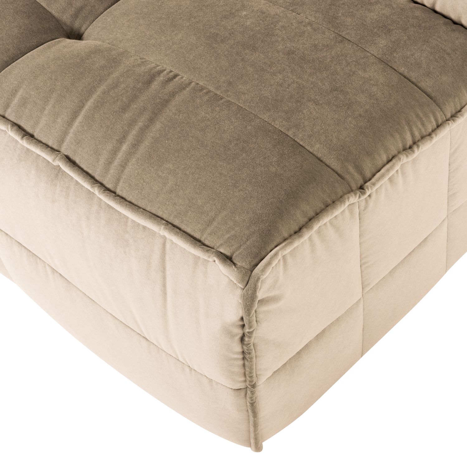 Sessel / Samtmodul CLUSTER hellbeige