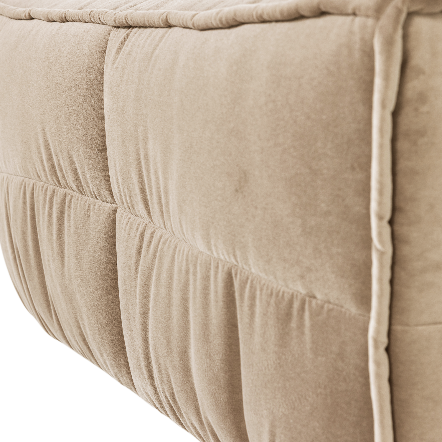 Velvet Pouf CLUSTER Sand