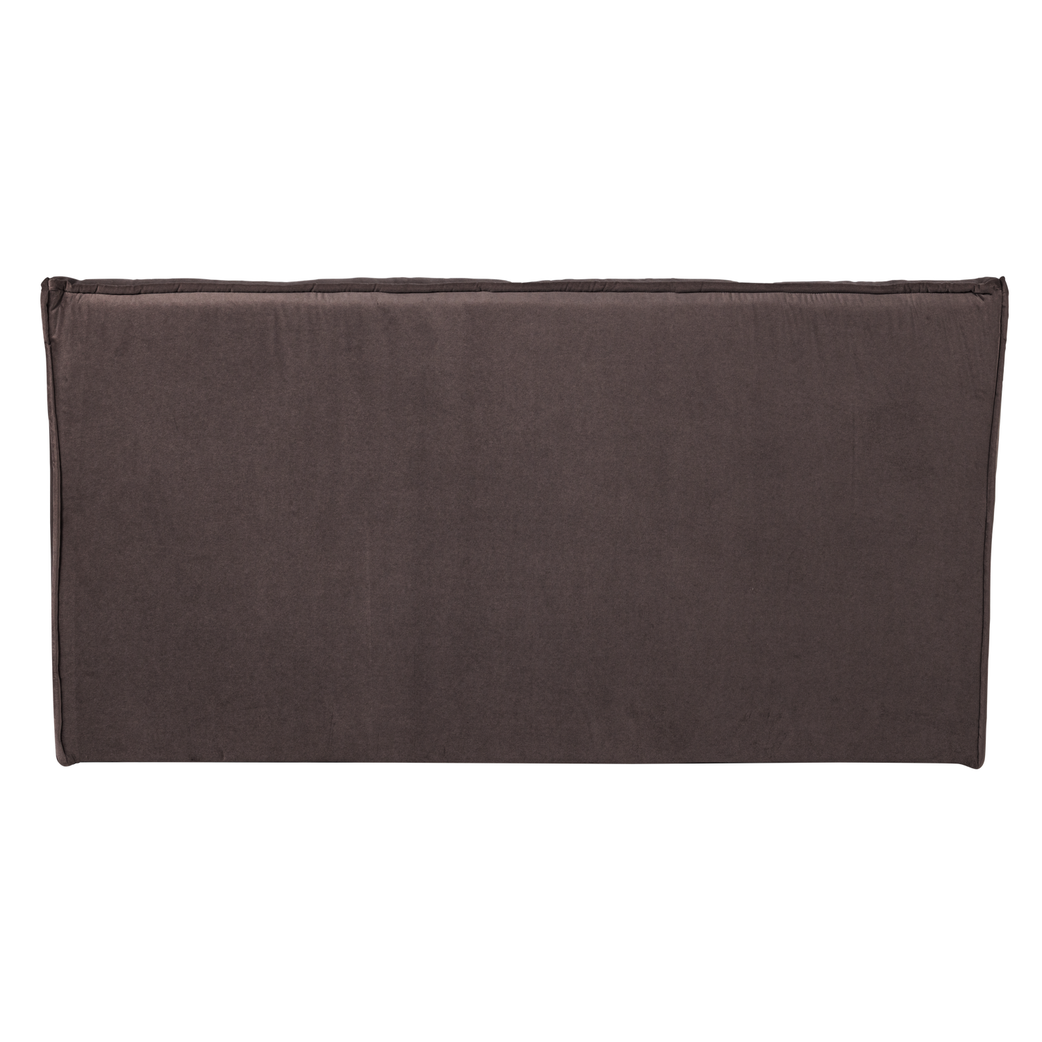 Velvet Sofa CLUSTER BENCH - 3-Seater Module in Chocolate