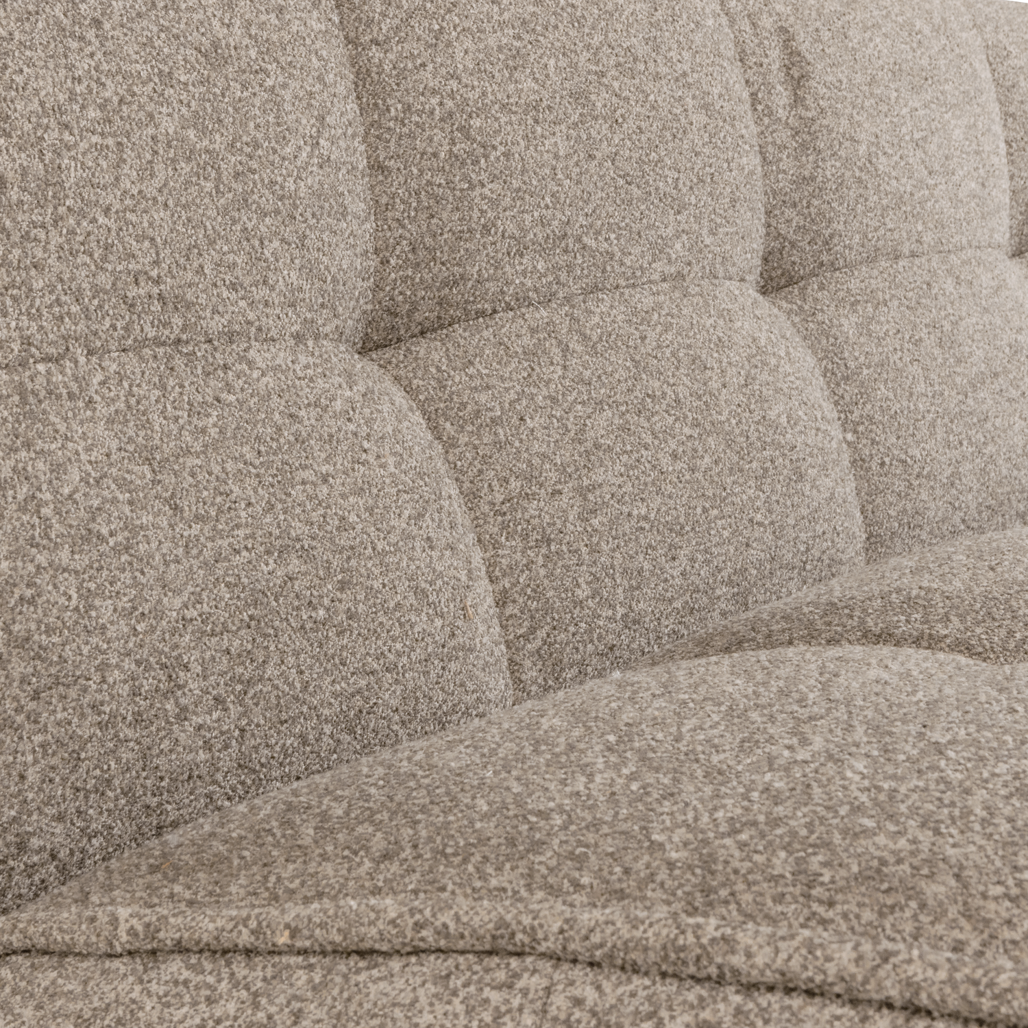 Sofa CLUSTER - Modul 3-Sitzer beige Bouclé