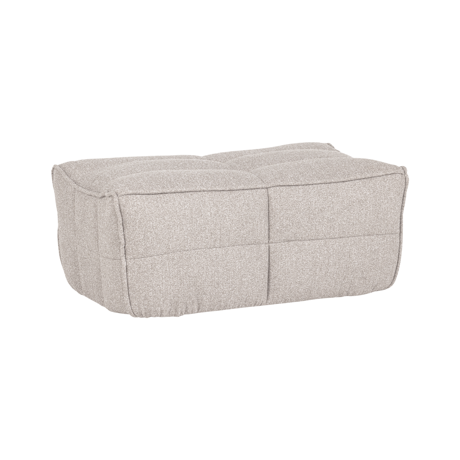 Cluster Pouf Sand Bouclé