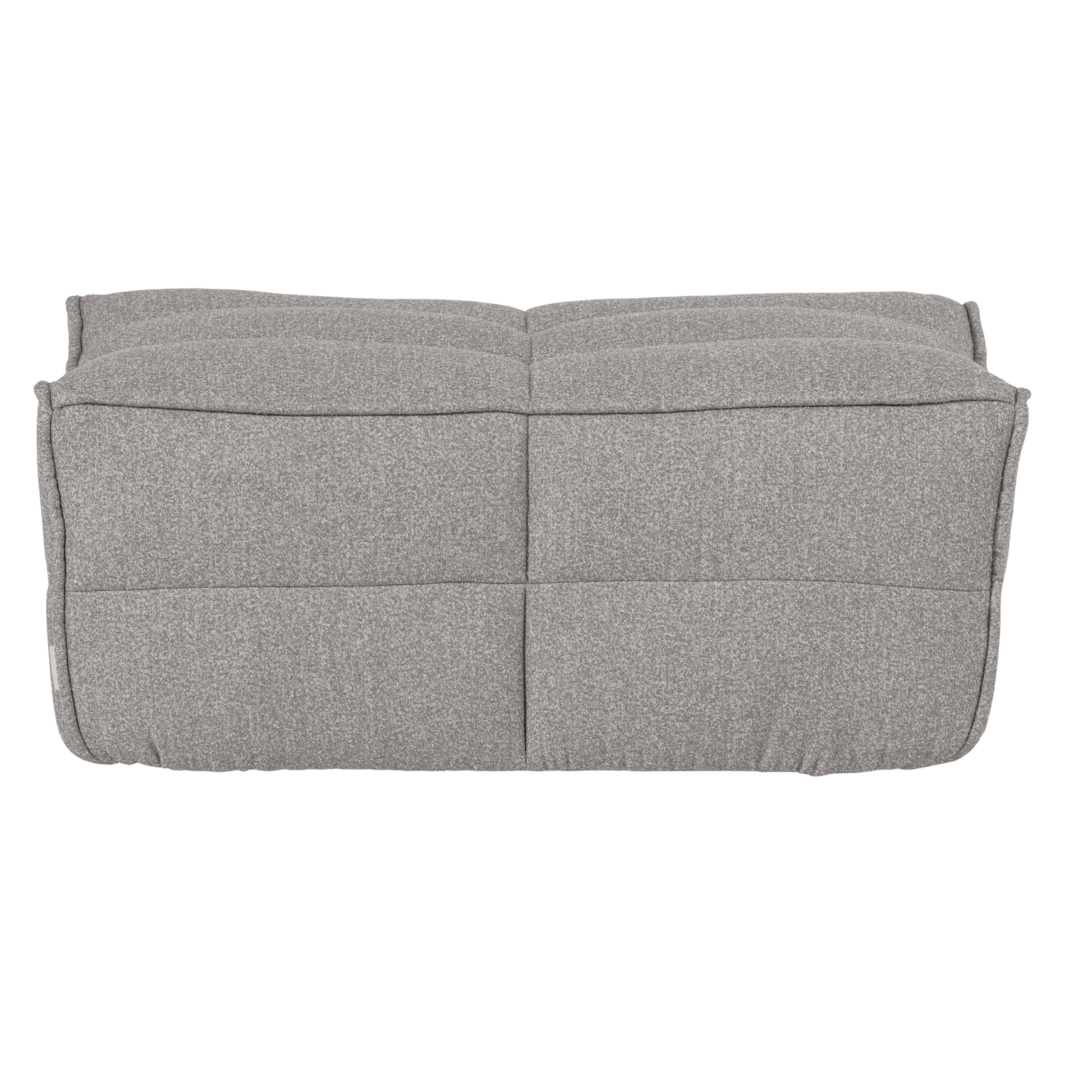 Puff CLUSTER grauer Bouclé