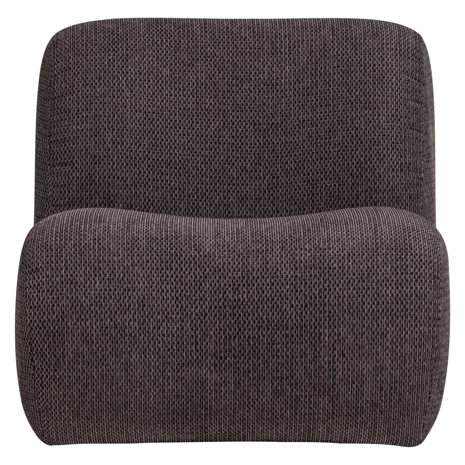 Sessel NOMU anthrazitfarbenes Chenille
